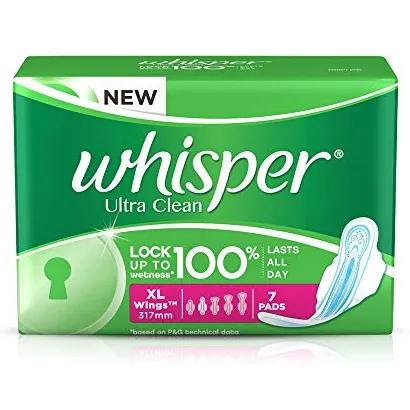 Whisper ultra clean XL Plus- 7 pads